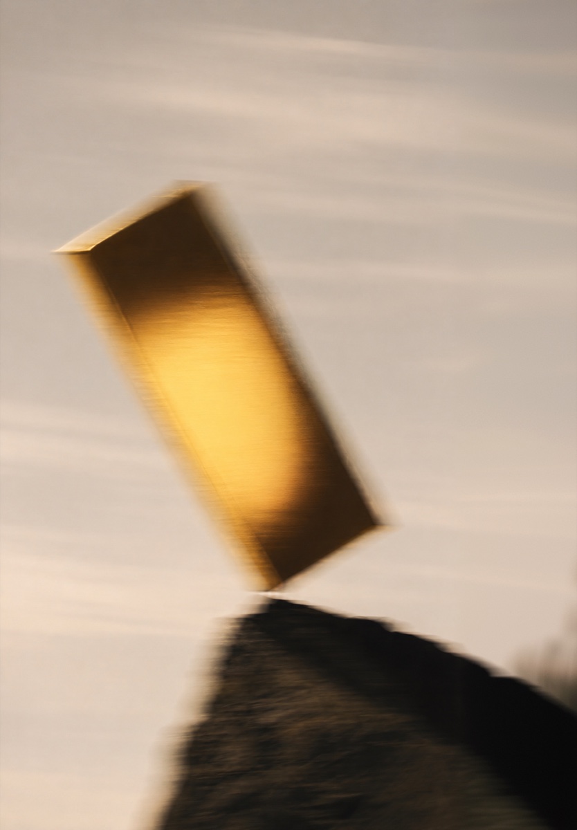 Abstract gold light